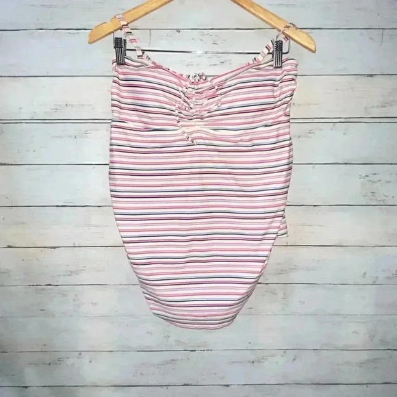 Isabella Maternity Stripe Tankini - Picture 1 of 3